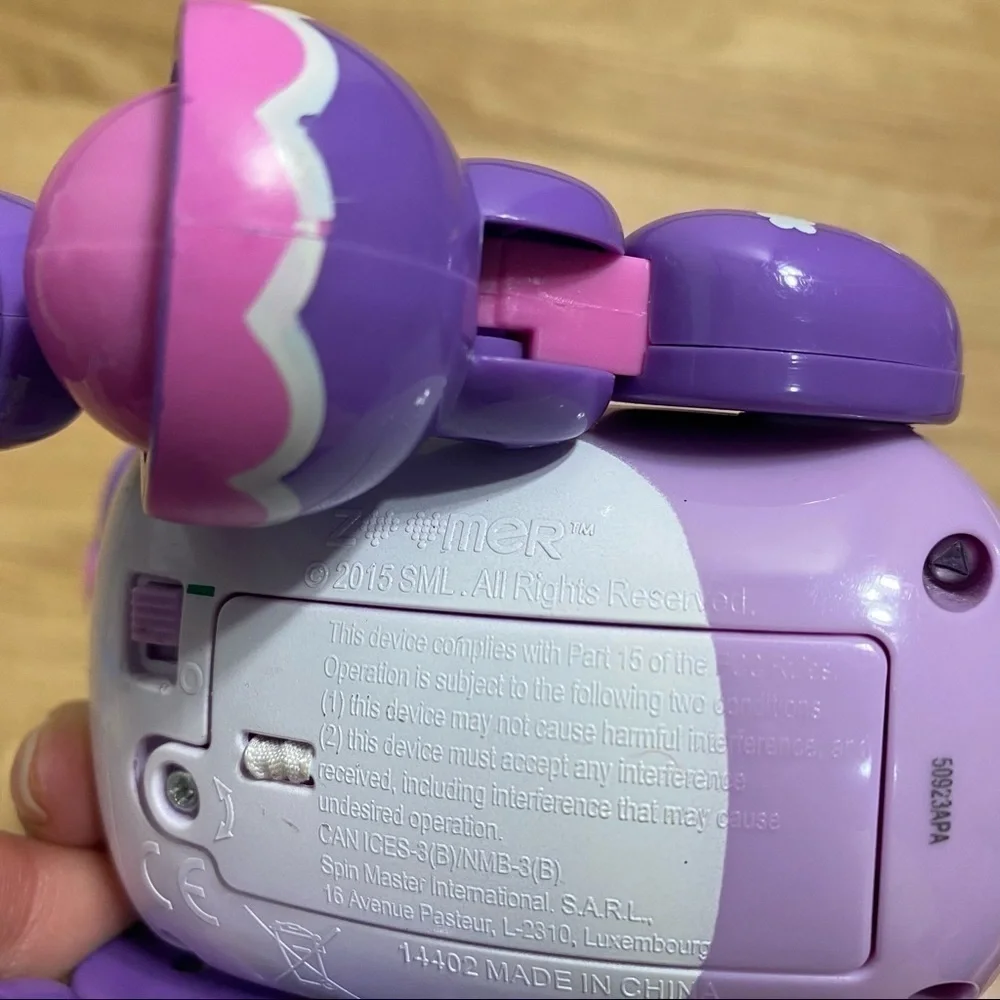 Zoomer Zuppies Interactive Robotic Dog Toy Kids Purple